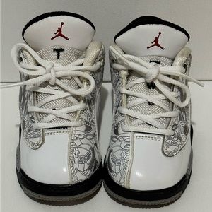 🤍 AIR JORDAN “ DUB ZERO WHITE CEMENT” 🍼 TODDLER US SZ 7🫶🏼